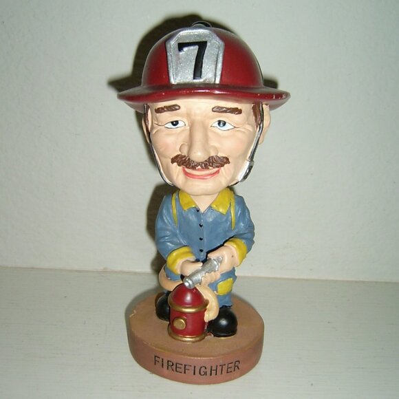 Firefighter  Bobblehead, 2003, VGUC, 7" Tall - Picture 1 of 5